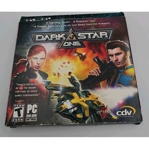 DarkStar One PC Game 2007 Jewel Case Space Simulation CDV Ascaron Teen Rated